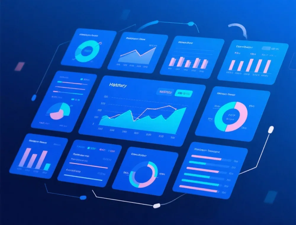 图表与历史分析协同示意